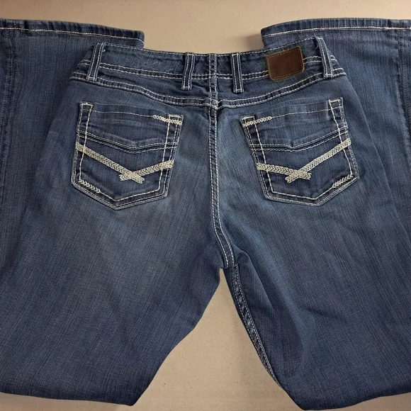 BKE Denim Wendi Boot Dark Blue Jeans Size 28R - Picture 8 of 12